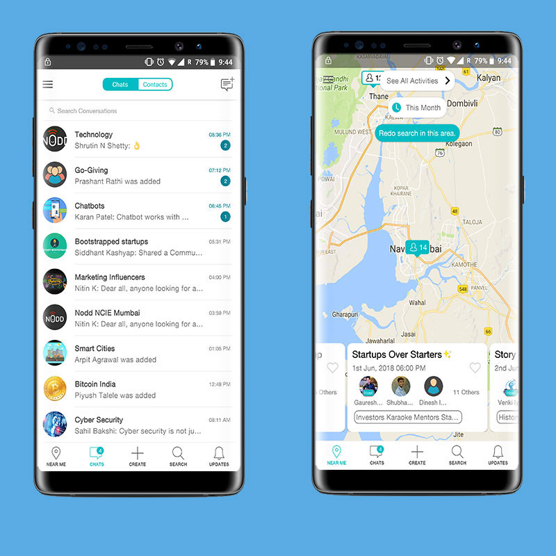 Screenshot of NoddApp project